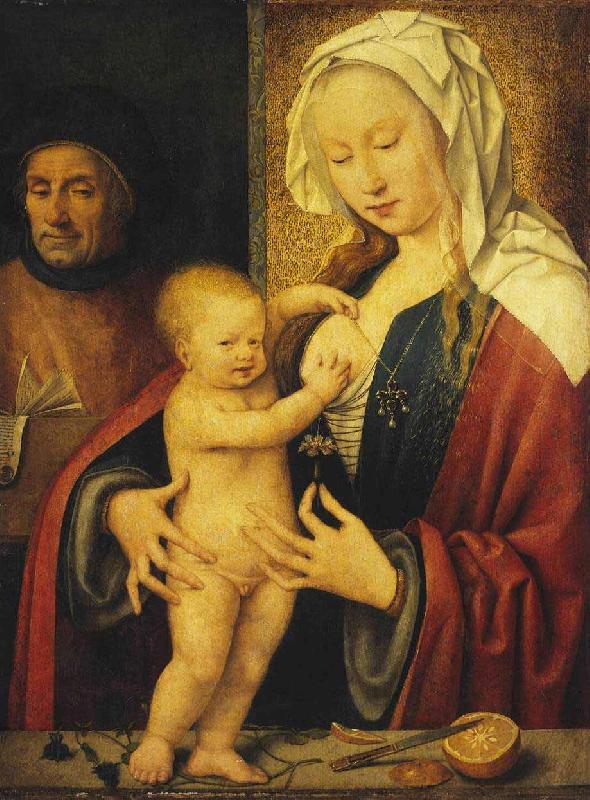 Joos van cleve The Holy Family oil painting image